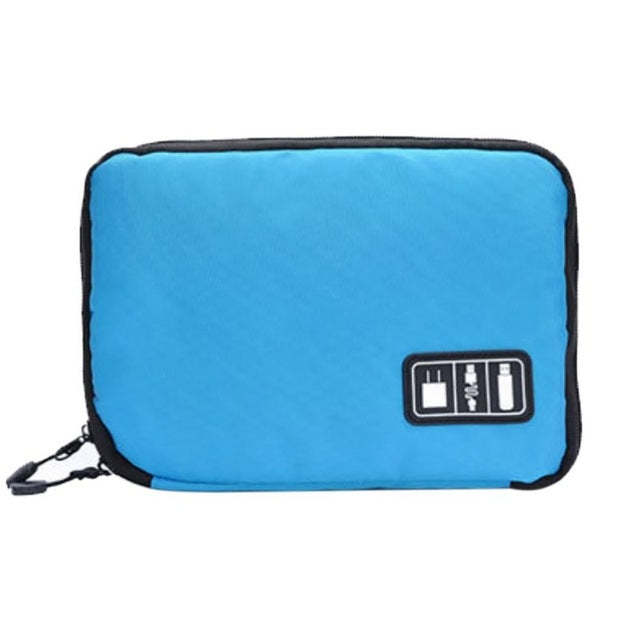 Outdoor Activities Travel Data Cable Bags Backpack SD Card Charger Zipper Bag