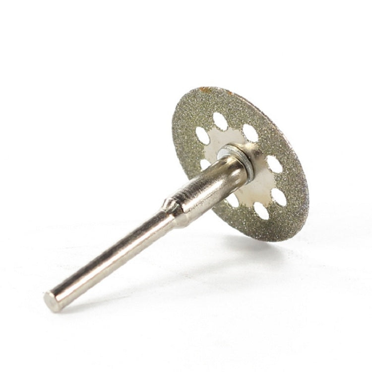 10 Saw Blade 2 Connecting rod 8 Holes Emery Cutting Chip Jade  Saw Blade Electric Grinder Accessories, Size:20MM