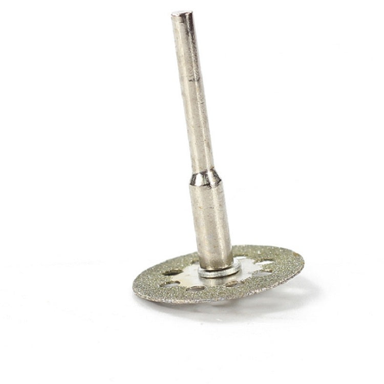 10 Saw Blade 2 Connecting rod 8 Holes Emery Cutting Chip Jade  Saw Blade Electric Grinder Accessories, Size:25MM