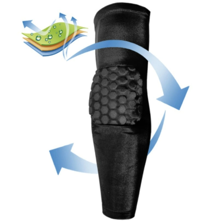 Anti-collision Breathable Honeycomb Knee Pad Basketball Professional Sports Protective Gear, Random Color Delivery, Size:XS