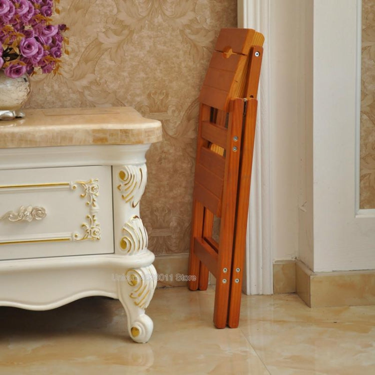 Household Multi Function Folding Ladder Stool Solid Wood Ladder Ascending Platform Step Stool Dual Purpose Rack Stair Chair
