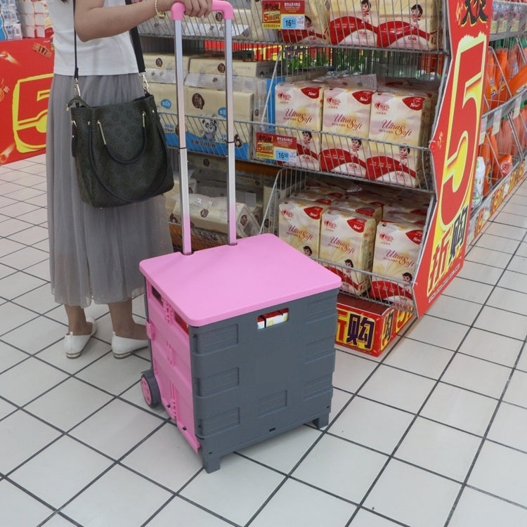 Portable Home Shopping Folding Old Man Shopping Supermarket Trolley