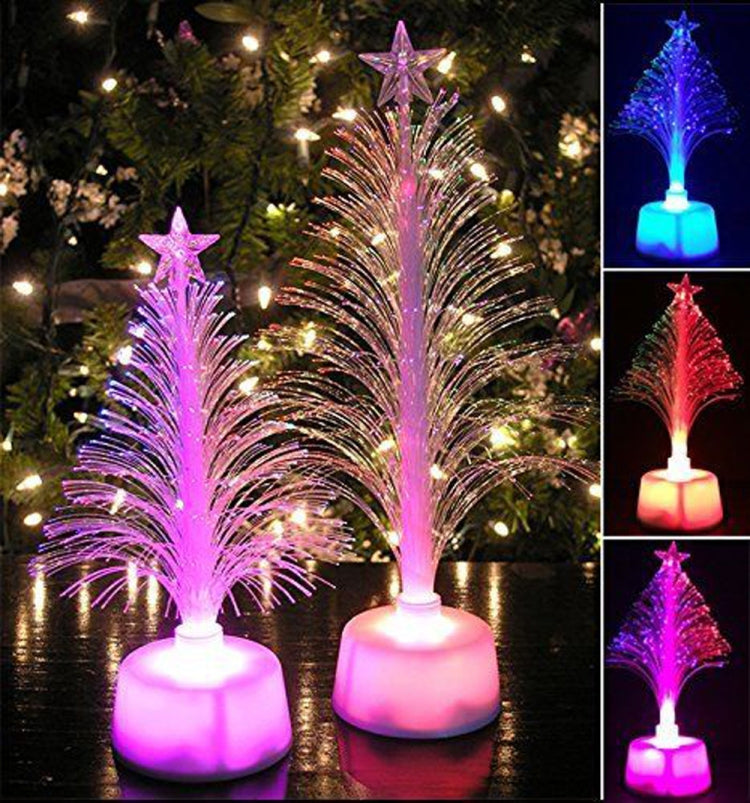 5PCS Colorful Changing Christmas Tree Decoration Lamp Home Table Party Decor Star Night Light