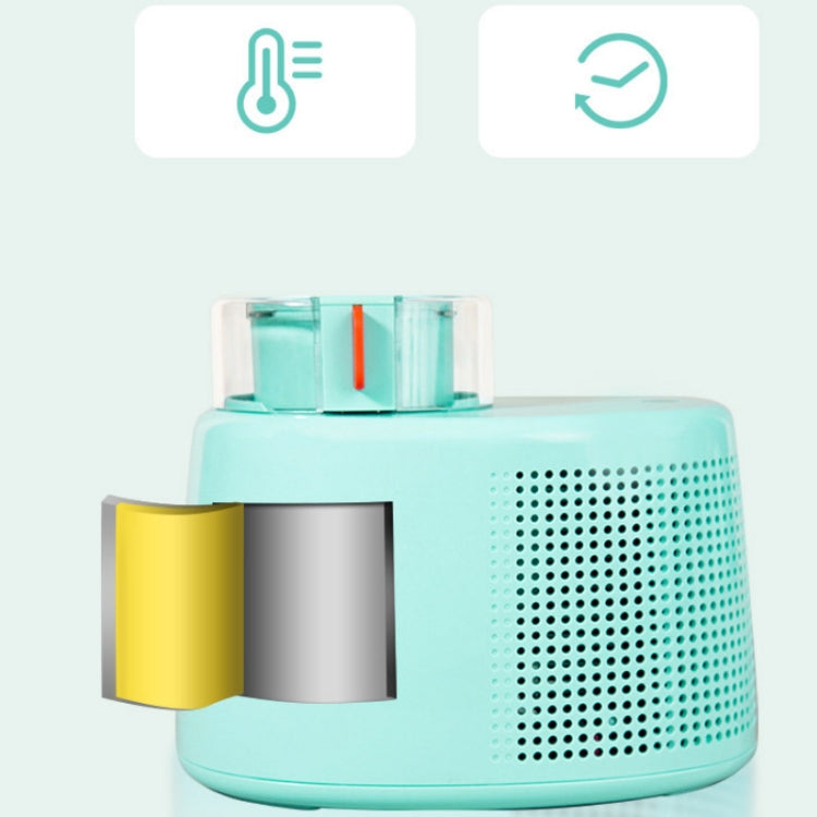 Household Small Automatic Fruit Yogurt Children Ice Cream Machine, CN Plug(Nice Green)
