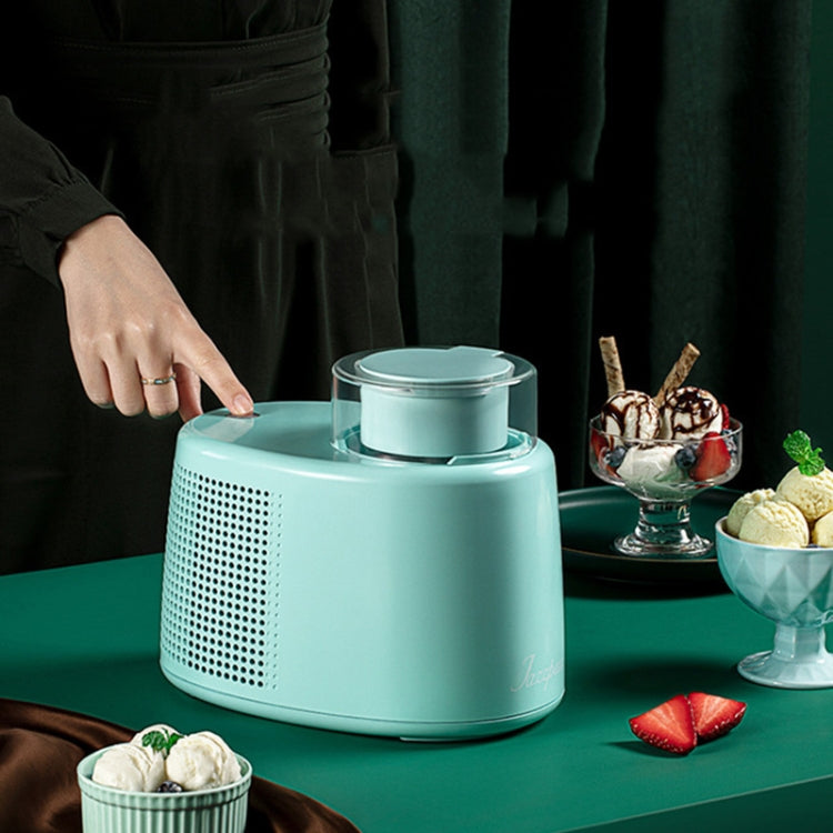 Household Small Automatic Fruit Yogurt Children Ice Cream Machine, CN Plug(Nice Green)