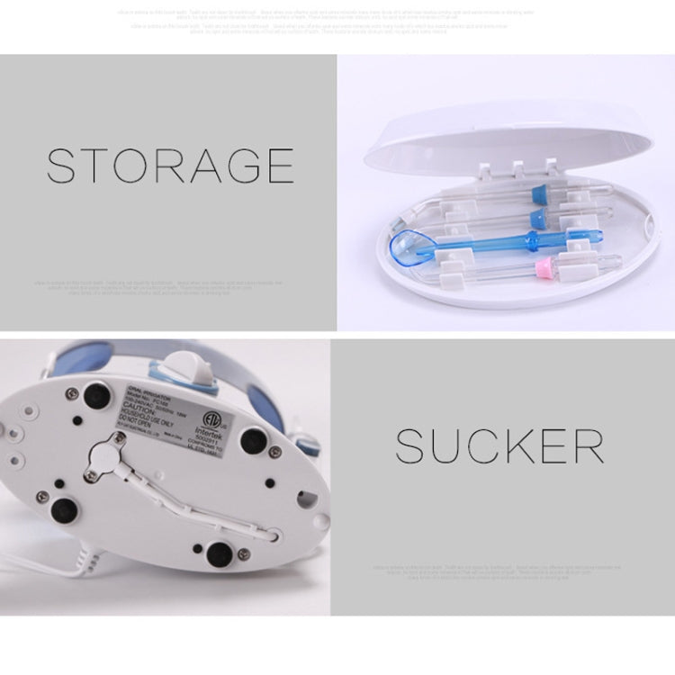 Desktop Electric Teeth Washing Machine Water Flossing Oral Irrigator Set
