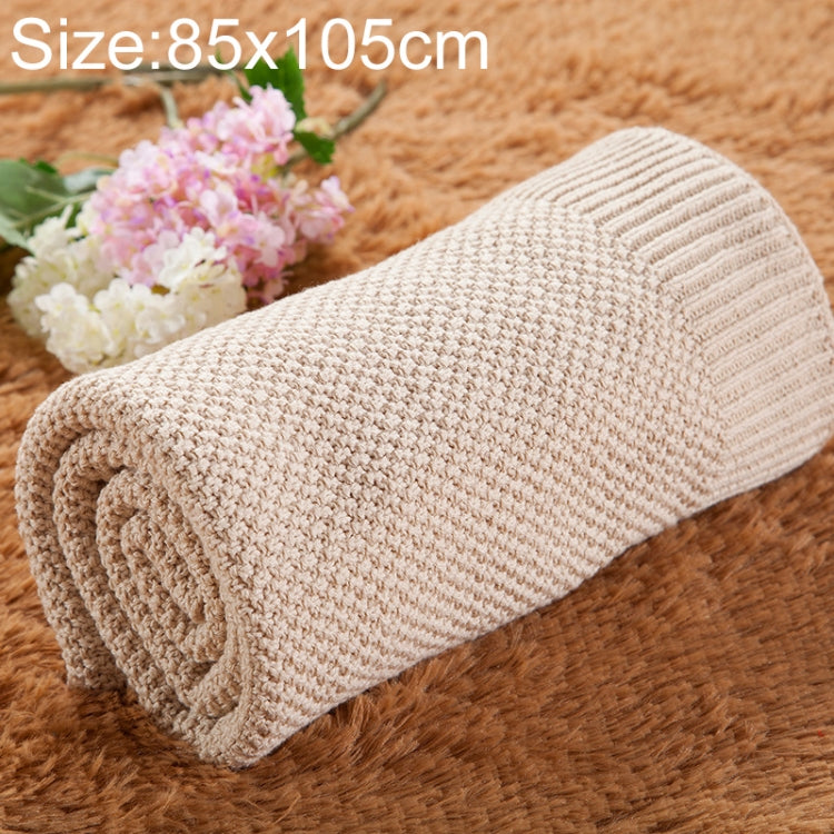 Newborn Baby Blanket Cotton Toddler Bedding Quilt Newborn Swaddle Wrap, Size:85*105cm