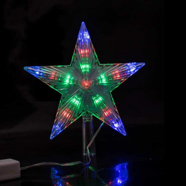 Christmas Tree Top Star LED String Fairy Lights Wedding Decoration Party Garden Holiday Lamp, Size: S(Multicolor)