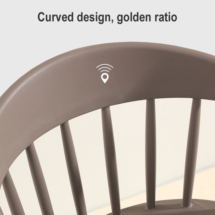 Nordic Modern Minimalist Plastic Dining Chair Creative Personality Casual Office Coffee Tea Shop Chair