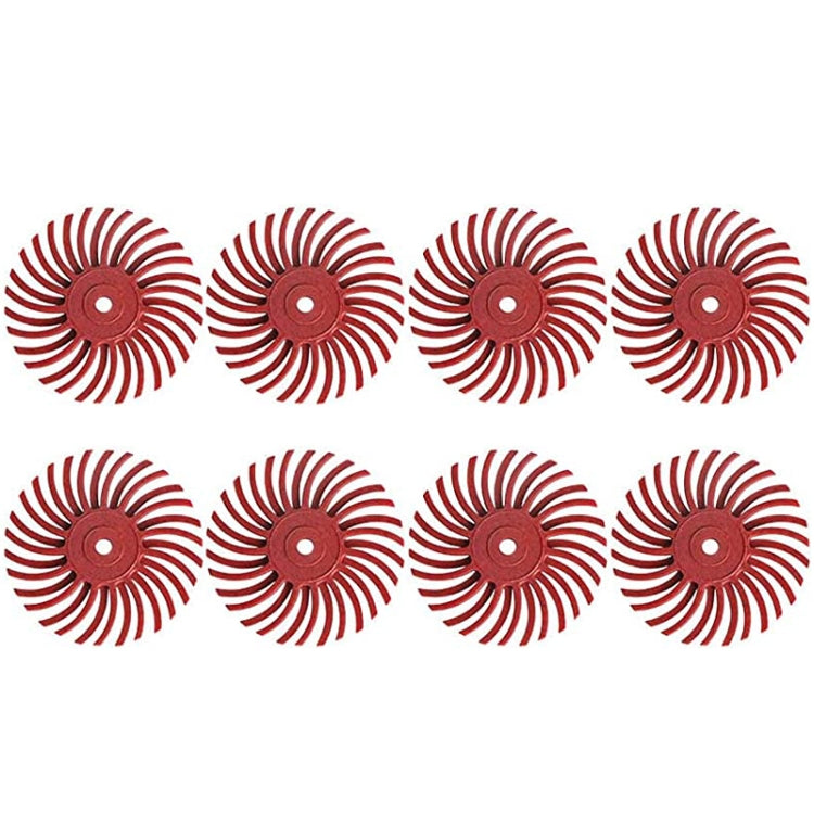 8 PCS Ivory Fruit Polishing Head Bloody Lotus Wood Carving  Nuclear Carving Slit Grinding Head, Specification:220 Grit