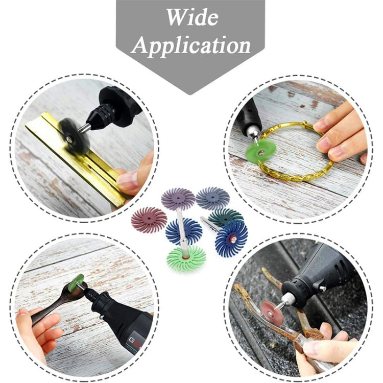 8 PCS Ivory Fruit Polishing Head Bloody Lotus Wood Carving  Nuclear Carving Slit Grinding Head, Specification:2500 Grit