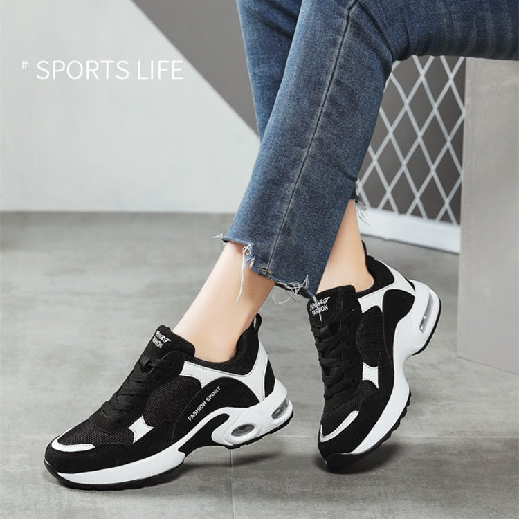Women Footwear Breathable Mesh Sneaker Shoes, Size:37
