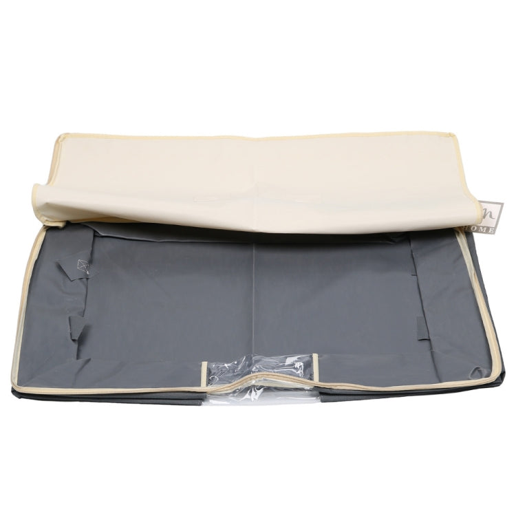 Foldable Oxford Cloth Quilt Container Blanket Clothing Organizer Waterproof Storage Bag(Brown)