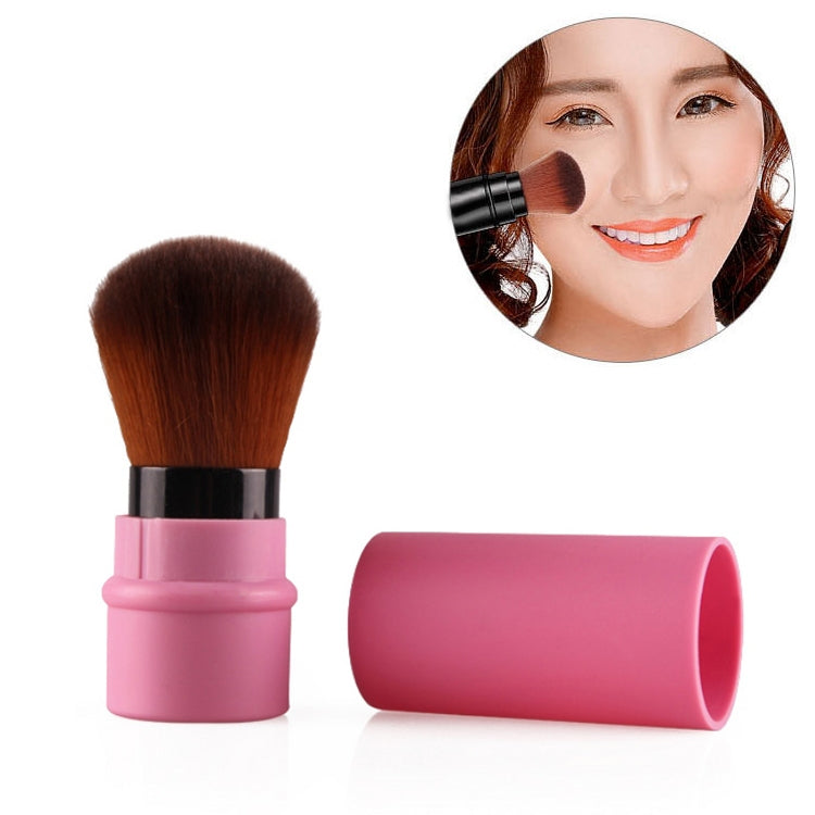 Retractable Foundation Makeup Powder Blush Beauty Brushes Travel Cosmetic