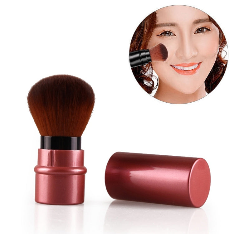 Retractable Foundation Makeup Powder Blush Beauty Brushes Travel Cosmetic