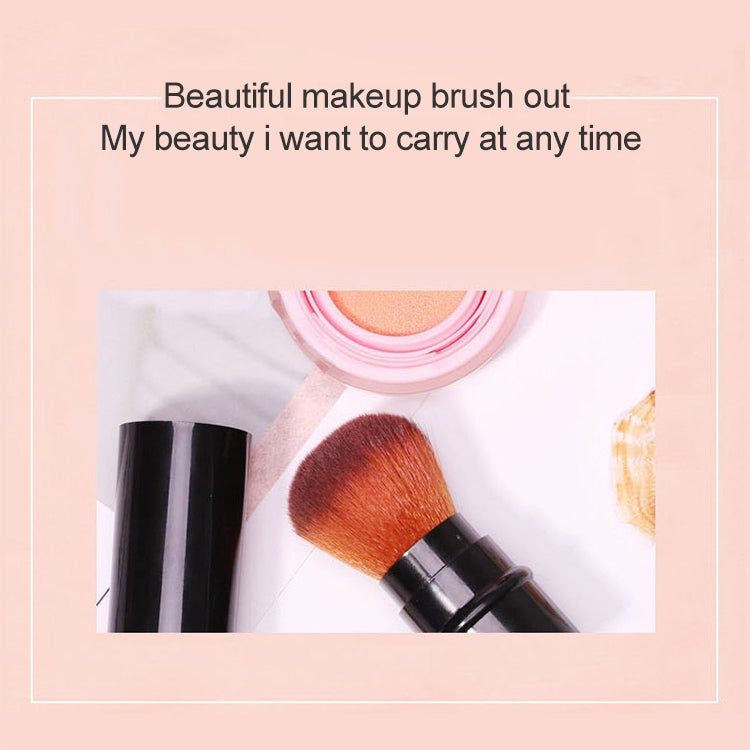 Retractable Foundation Makeup Powder Blush Beauty Brushes Travel Cosmetic