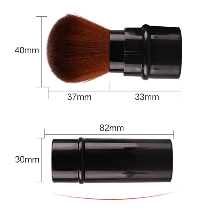 Retractable Foundation Makeup Powder Blush Beauty Brushes Travel Cosmetic