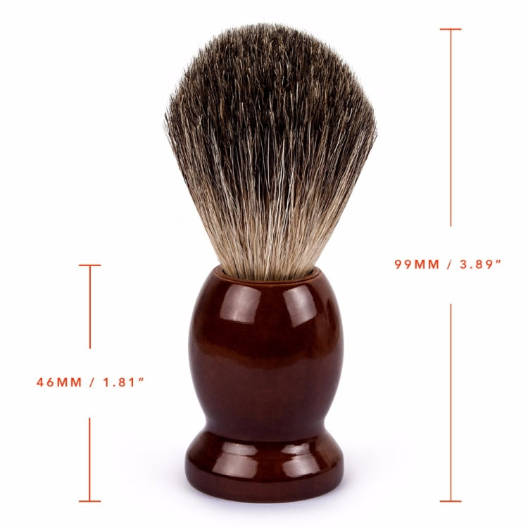 Man Pure Badger Hair Shaving Brush, Size : 9.9cm x 4.6cm