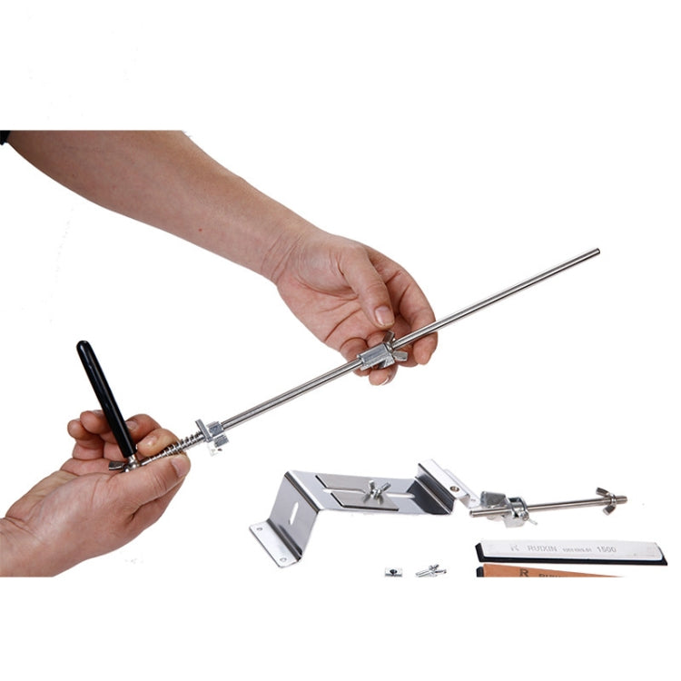 Metal Fixed Angle Knife Sharpener with stones