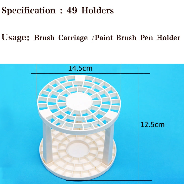 Paint Brush Pen Holder 49 Holes Pen Rack Display Stand