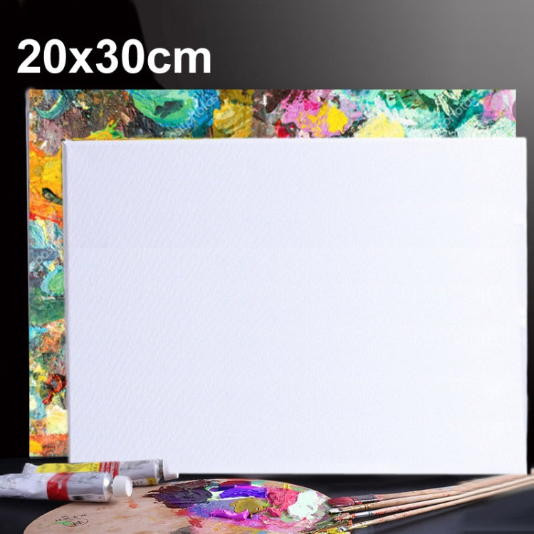 5 PCS Oil Acrylic Paint White Blank Square Artist Canvas Wooden Board Frame, 20x30cm