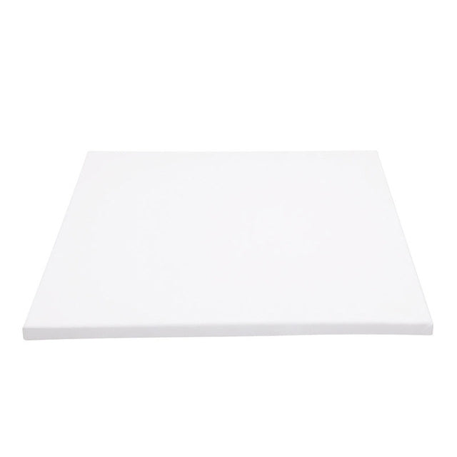 5 PCS Oil Acrylic Paint White Blank Square Artist Canvas Wooden Board Frame, 40x50cm