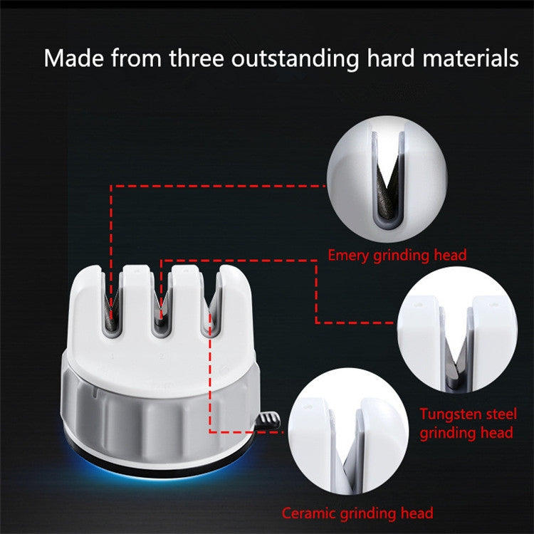 Kitchen Suction Cup Knife Sharpener Household Knife Sharpening Tool