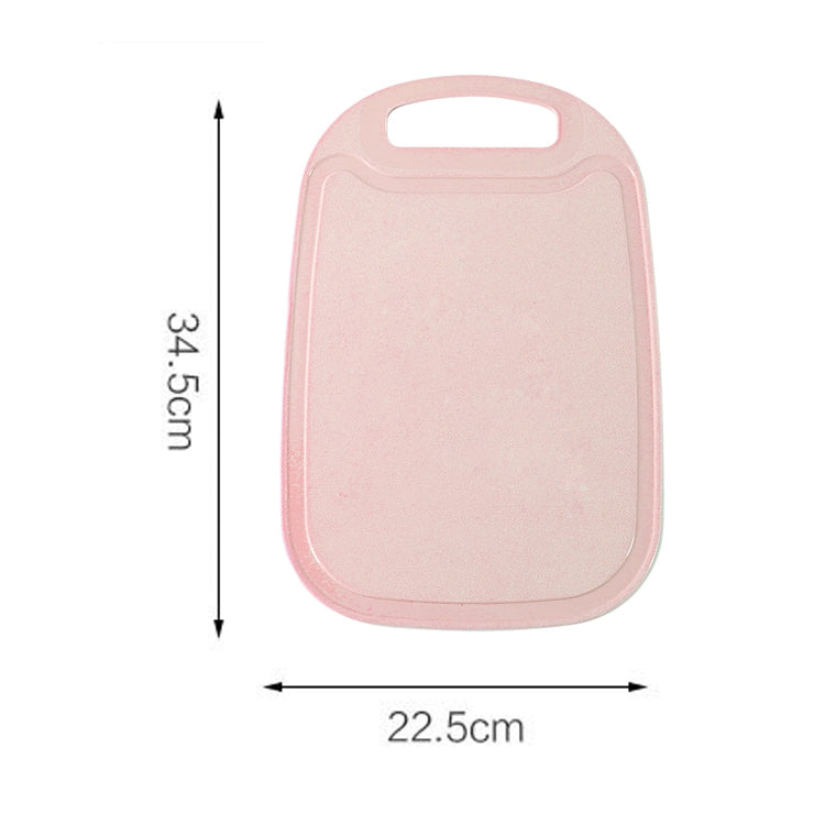Kitchen Household Cutting Vegetables Complementary Food Rectangular Simple Trumpet Cut Fruit Cutting Board(Pink)