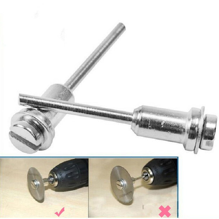 5 PCS  High Speed Steel Cutting Blade Connecting Rod Electric Grinding Blade Clamping Rod, Size:3.17MM