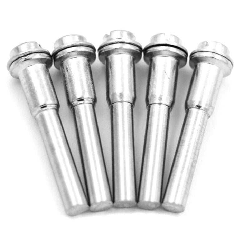 5 PCS  High Speed Steel Cutting Blade Connecting Rod Electric Grinding Blade Clamping Rod, Size:6MM