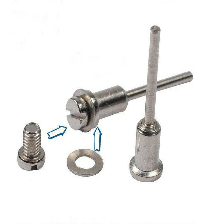 5 PCS  High Speed Steel Cutting Blade Connecting Rod Electric Grinding Blade Clamping Rod, Size:6MM