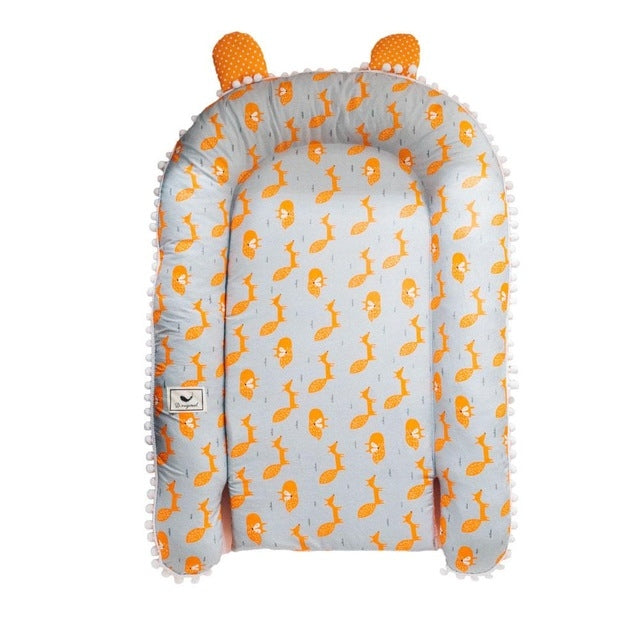 Baby Nest Bed Portable Travel Bassinet For Newborn Kids Infant Cotton Cradle Lounger Cushion