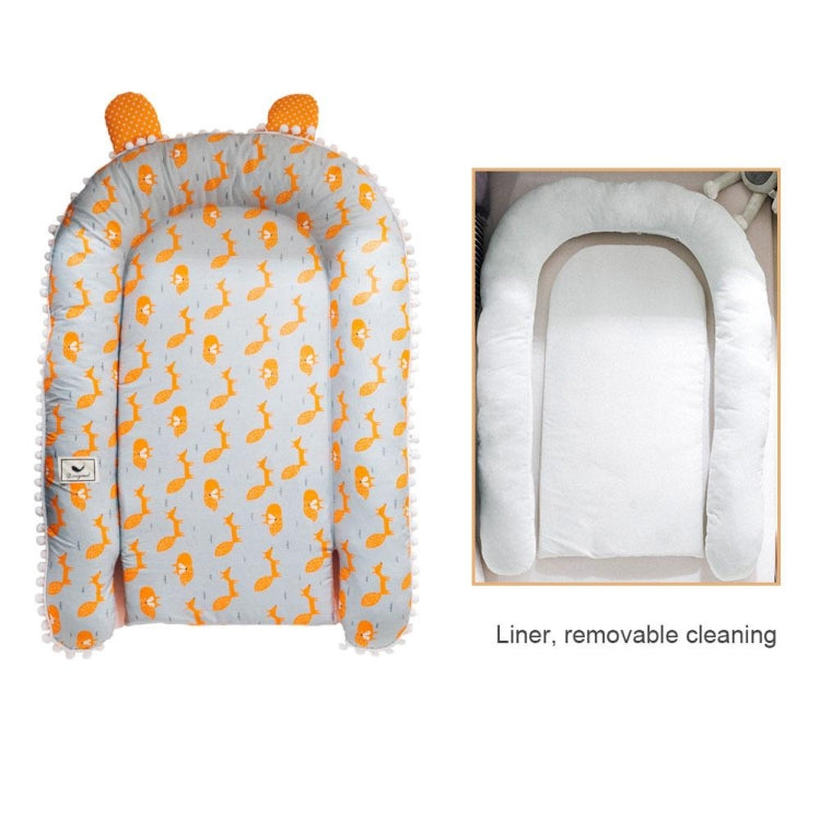 Baby Nest Bed Portable Travel Bassinet For Newborn Kids Infant Cotton Cradle Lounger Cushion