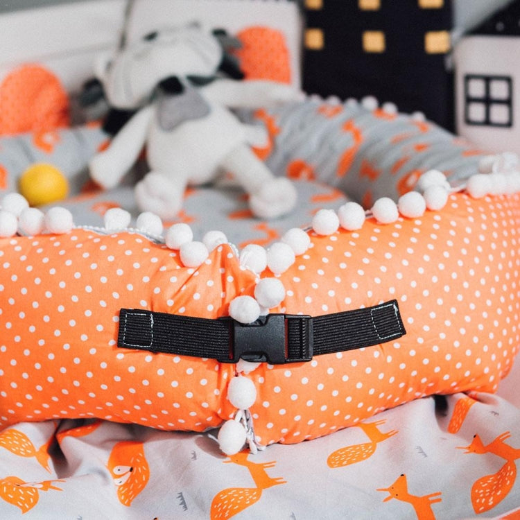 Baby Nest Bed Portable Travel Bassinet For Newborn Kids Infant Cotton Cradle Lounger Cushion