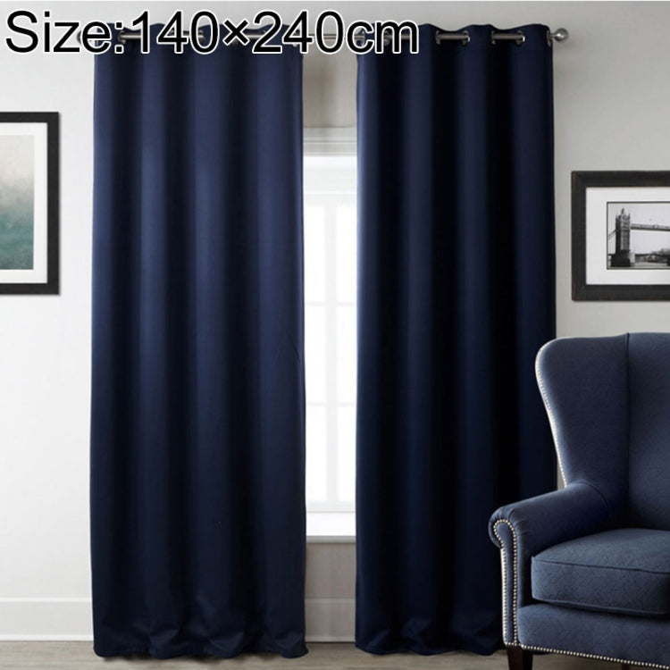 High-precision Curtain Shade Cloth Insulation Solid Curtain, Size: 140Ã—240