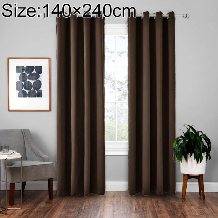 High-precision Curtain Shade Cloth Insulation Solid Curtain, Size: 140Ã—240
