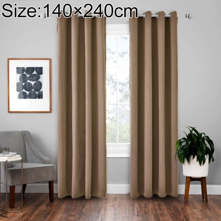 High-precision Curtain Shade Cloth Insulation Solid Curtain, Size: 140Ã—240