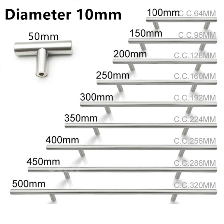 Stainless Steel Kitchen Door Cabinet T Bar Handle Pull Knob Cabinet Knobs Furniture Handle Cupboard Drawer Handle(4 inch 64mm)