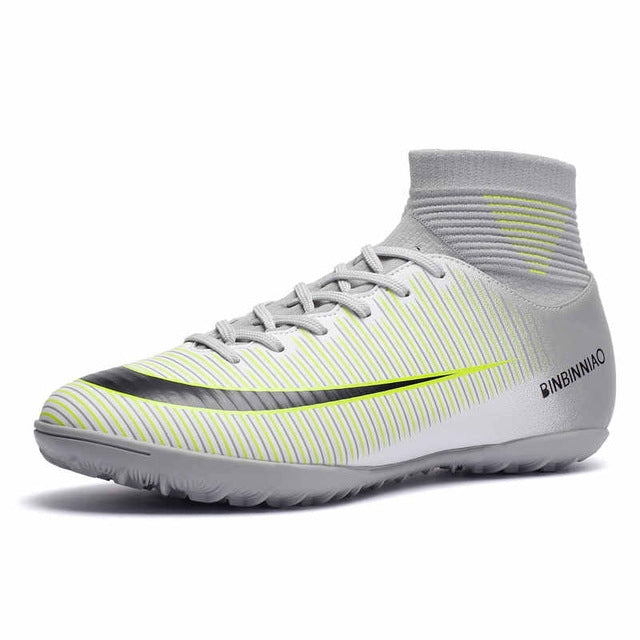 High Top Non-slip Wearable and Comfortable Football Boots Soccer Cleats for Men, Shoe Size:5