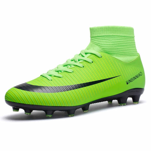 High Top Non-slip Wearable and Comfortable Football Boots Soccer Cleats for Men, Shoe Size:5.5
