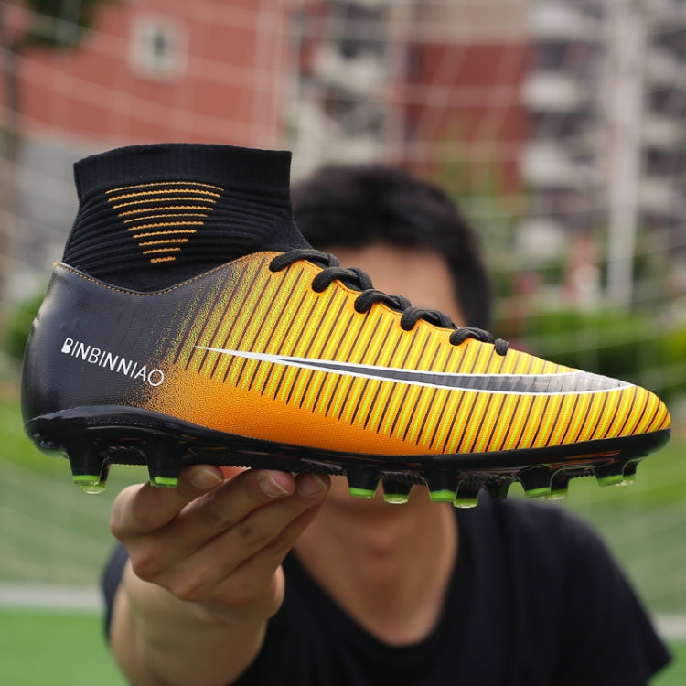 High Top Non-slip Wearable and Comfortable Football Boots Soccer Cleats for Men, Shoe Size:5.5
