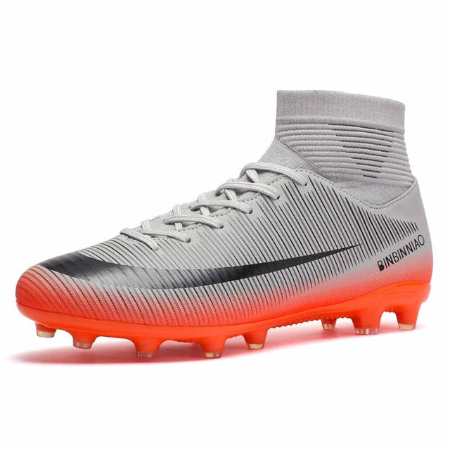 High Top Non-slip Wearable and Comfortable Football Boots Soccer Cleats for Men, Shoe Size:5.5