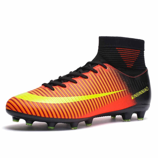 High Top Non-slip Wearable and Comfortable Football Boots Soccer Cleats for Men, Shoe Size:5.5