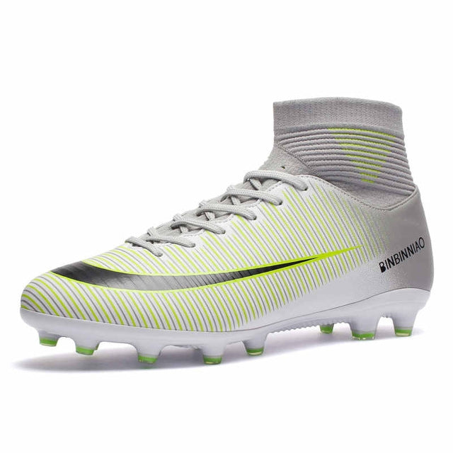 High Top Non-slip Wearable and Comfortable Football Boots Soccer Cleats for Men, Shoe Size:5.5