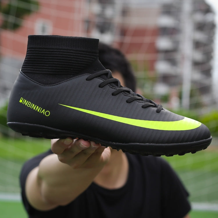 High Top Non-slip Wearable and Comfortable Football Boots Soccer Cleats for Men, Shoe Size:5.5