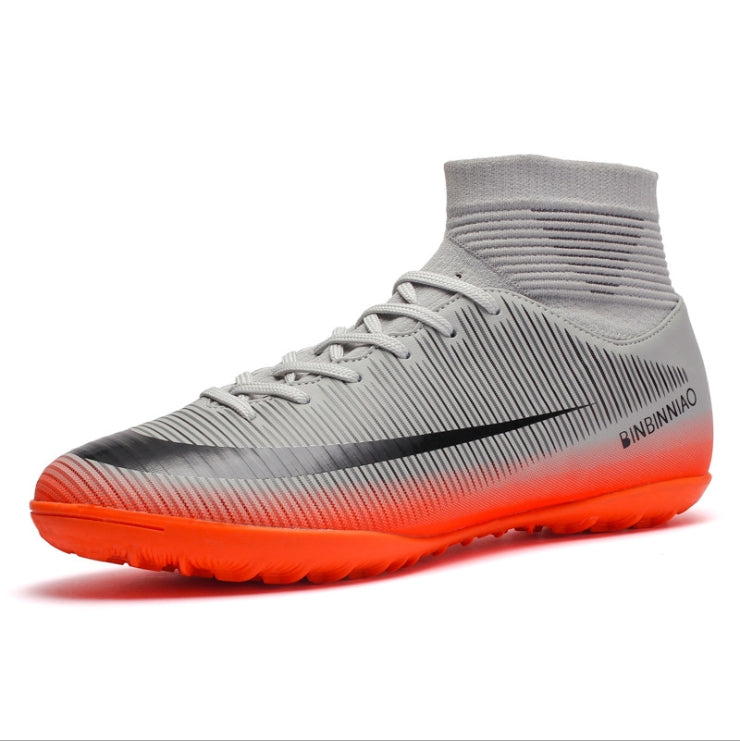 High Top Non-slip Wearable and Comfortable Football Boots Soccer Cleats for Men, Shoe Size:5.5