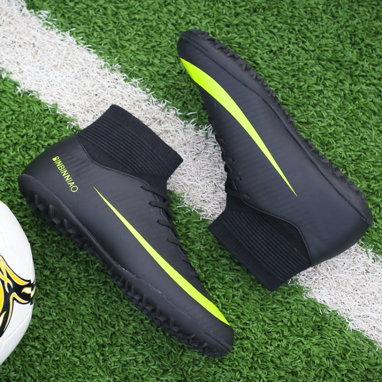 High Top Non-slip Wearable and Comfortable Football Boots Soccer Cleats for Men, Shoe Size:5.5