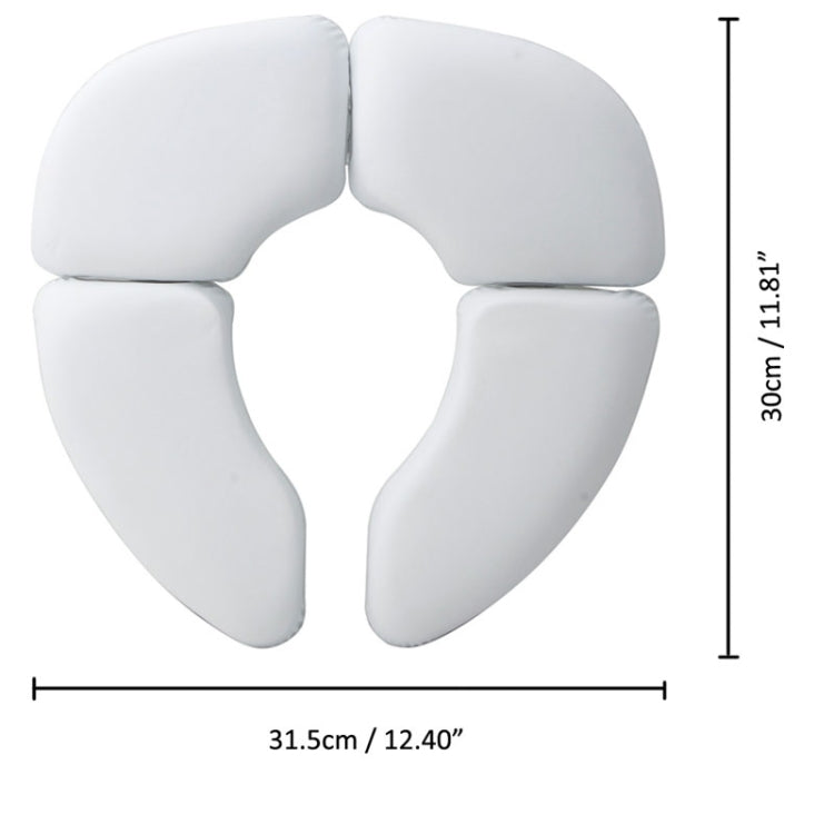 5 PCS Soft Skin-Friendly Children Folding Potty Seat Cover Baby Travel Folding Padded Toilet Seat Toilet Training