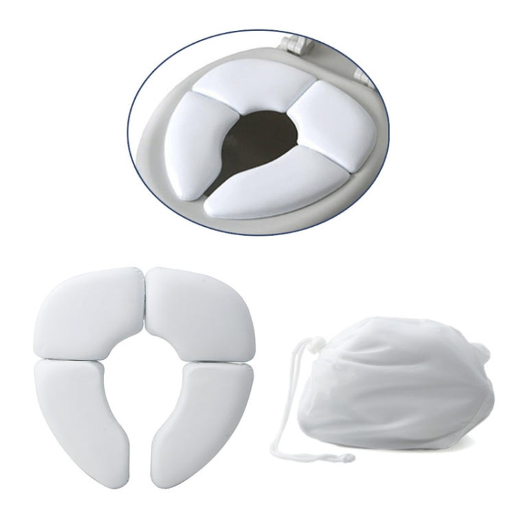 5 PCS Soft Skin-Friendly Children Folding Potty Seat Cover Baby Travel Folding Padded Toilet Seat Toilet Training
