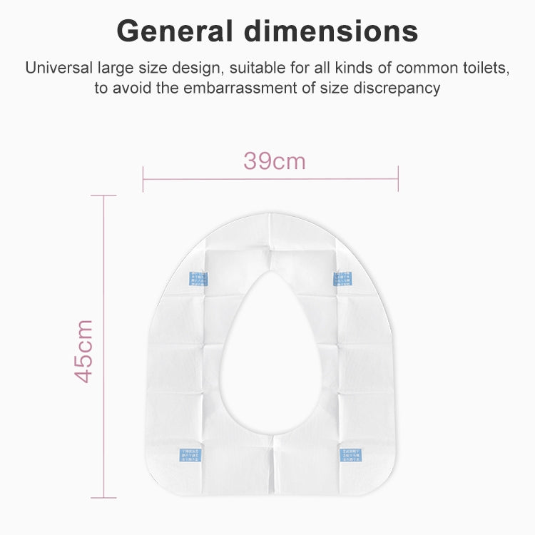 2 PCS Disposable Antibacterial Dissolved Water Maternal Toilet Seat
